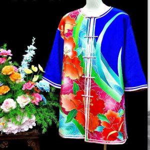 正絹盘金大漆工藝 長袖上衣 | Hand-Embroidered Jacket
